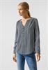 Bluse mit grafischem Muster meta lilac