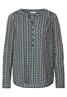 Bluse mit grafischem Muster meta lilac