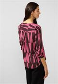 Bluse mit grafischem Print legend rose