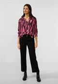 Bluse mit grafischem Print legend rose