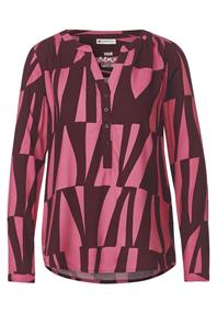 Bluse mit grafischem Print legend rose
