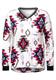 Bluse mit grafischem Print vanilla white
