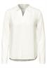 Bluse mit Jersey-Arm vanilla white
