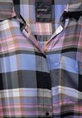 Bluse mit Karomuster dazzling blue