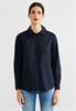Bluse mit Knopfleiste deep blue
