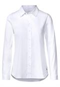 Bluse mit Knopfleiste white