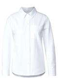 Bluse mit Knopfleiste white