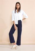Bluse mit Knopfleiste white