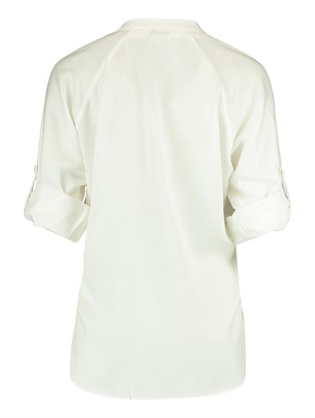 Bluse mit langem Ärmel white