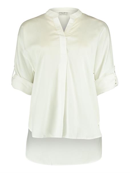 Bluse mit langem Ärmel white