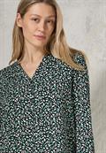 Bluse mit Minimal Print black