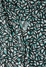Bluse mit Minimal Print black
