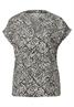 Bluse mit Minimal Print pine grove green