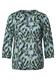 Bluse mit modernem Print strong khaki