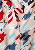 Bluse mit Multicolorprint vanilla white