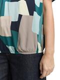 Bluse mit Muster abstract stripe print