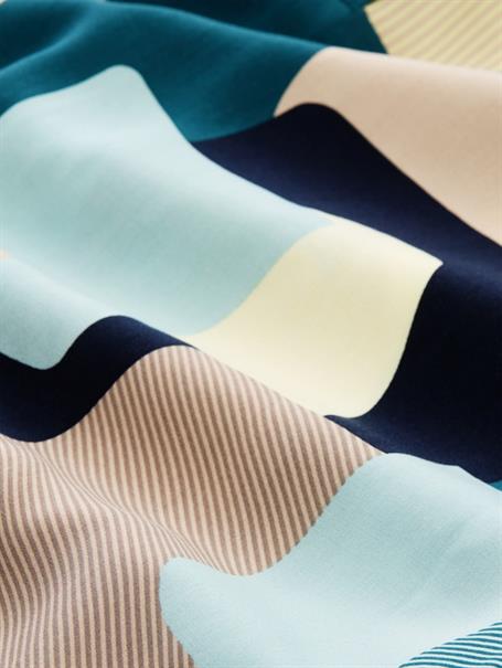 Bluse mit Muster abstract stripe print