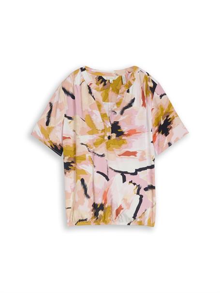 Bluse mit Muster big abstract flower print