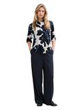 Bluse mit Muster big floral shapes design