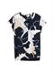 Bluse mit Muster big floral shapes design