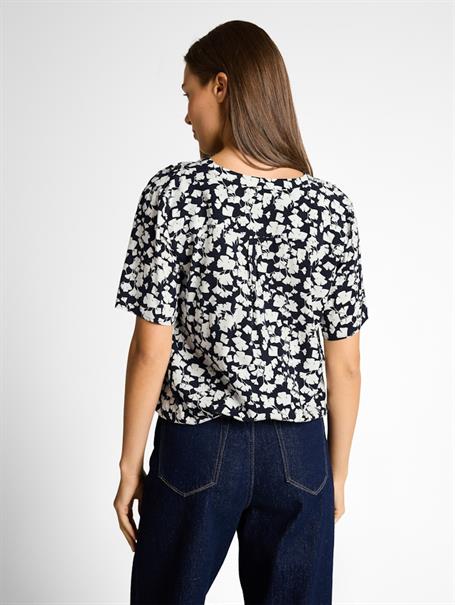 Bluse mit Muster blue ginkgo minimal