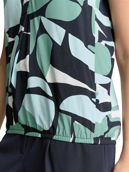 Bluse mit Muster green dots and shapes design