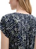 Bluse mit Muster multicolor navy dot structure