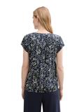 Bluse mit Muster multicolor navy dot structure