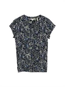 Bluse mit Muster multicolor navy dot structure