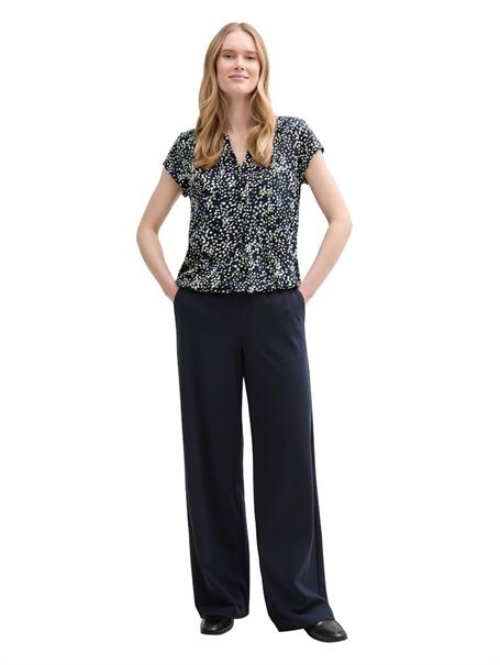 Bluse mit Muster multicolor navy dot structure