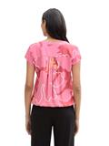 Bluse mit Muster pink big floral shapes design