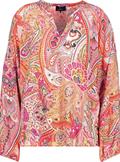 Bluse mit Paisleymuster apricot gemustert