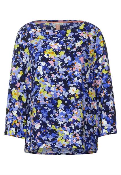 Bluse mit Print grand blue