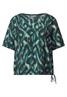 Bluse mit Print hunter green