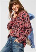Bluse mit Print Mix rose pepper
