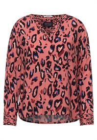 Bluse mit Print Mix rose pepper