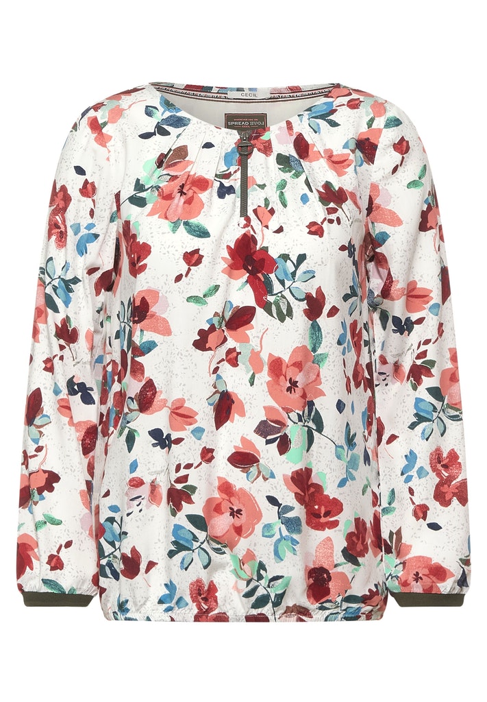 Cecil Damen Bluse B343003 Vanilla White - größe
