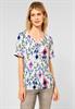 Bluse mit Print vanilla white