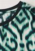 Bluse mit Raffung am Arm hunter green