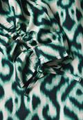 Bluse mit Raffung am Arm hunter green