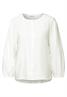 Bluse mit Raffungen off white