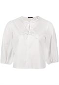 Bluse mit Schleifen brilliant white