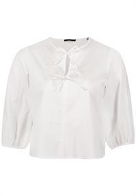 Bluse mit Schleifen brilliant white