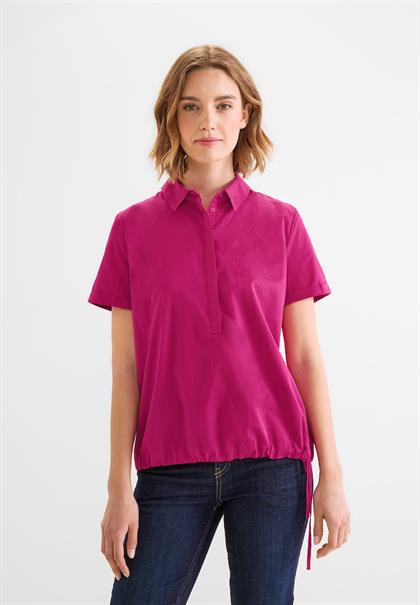 Bluse mit Schleifendetail nu pink