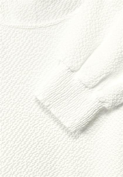 Bluse mit Schleifendetail off white