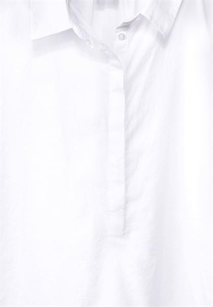 Bluse mit Schleifendetail white