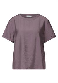 Bluse mit Seiten-Schlitzen hazy rose
