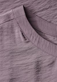 Bluse mit Seiten-Schlitzen hazy rose