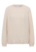 Bluse mit Smock-Ausschnitt pearl beige