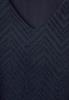 Bluse mit Smokdetails deep blue